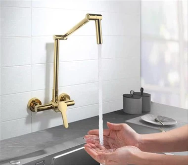 Robinet de bucătărie pliabil montat pe perete